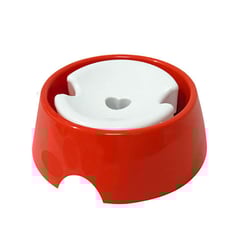 Bebedouro Pop Furacão Pet Para Cães Com Pelos Longos Vermelho 1000Ml - 1 Unidade