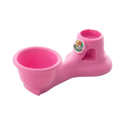 Bebedouro Portátil Vida Mansa Mini Rosa Para Cães E Gatos - 1 Unidade