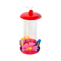 Bebedouro Simples Kotori Vermelho Para Beija-Flor - 1 Unidade