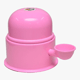 Bebedouro Vida Mansa Alumínio Rosa Para Cães E Gatos - 700Ml - 700 Mililitros - 700 Mililitros