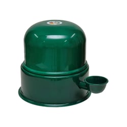 Bebedouro Vida Mansa Alumínio Verde Para Cães E Gatos - 3 Litros