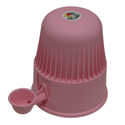 Bebedouro Vida Mansa Em Polipropileno Para Cães E Gatos Rosa 2L - 1 Unidade