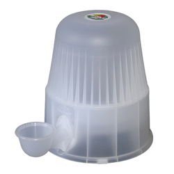 Bebedouro Vida Mansa Polipropileno Transparente Para Cães E Gatos - 2 Litros