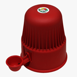 Bebedouro Vida Mansa Vermelho Para Cães E Gatos - 2L