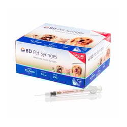 Becton E Dickinson Pet Seringa Insulina U-40 Para Cães E Gatos - 10 Unidades