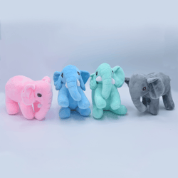 Brinquedo De Pelúcia Elefante Meu Pet - 1 Unidade Para Cachorros