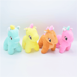 Brinquedo Pelúcia Meu Pet Unicórnio 1Un Para Cachorros