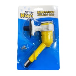 Bico De Bebedouro Napi Portátil Amarelo - 1 Unidade