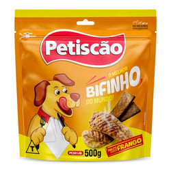 Bifinho De Frango Petiscão Para Cães - 500G - 500 Gramas