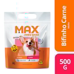 Bifinho Max Carne Para Cães Adultos - 65G - 500 Gramas