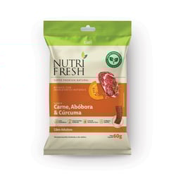 Bifinho Nutrifresh Para Cães Adultos Sabor Carne, Abóbora E Cúrcuma - 1 Unidade - 60 Gramas