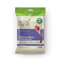 Bifinho Nutrifresh Para Cães Adultos Sabor Cordeiro, Linhaça E Óleo De Coco - 1 Unidade - 60 Gramas