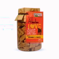Biscoito All Love Para Cães Sabor Goiaba E Maçã - 200G