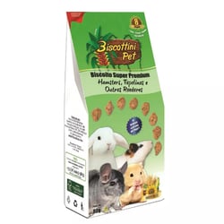 Biscoito Biscottini Pet Para Roedores Aves Da Mata - 80G