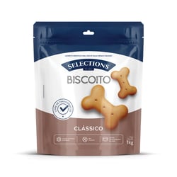 Biscoito Clássico Selections For Pets 1Kg Para Cães Adultos - 1 Kilo