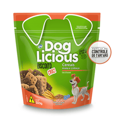 Biscoito Doglicious Croc Cereais 500G Para Cachorros - 1 Unidade