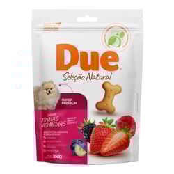 Biscoito Due Seleção Natural Frutas Vermelhas Para Cães Adultos - 350G