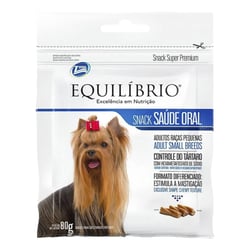 Biscoito Equilíbrio Saúde Oral - 80G Para Cães De Raças Pequenas