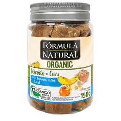 Biscoito Fórmula Natural Organic Banana Para Cães Adultos - 150G