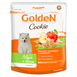 Biscoito Golden Cookie Maçã E Aveia Para Cães Filhotes 350G - 1 Unidade