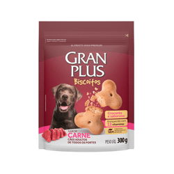 Biscoito Granplus Carne Para Cães Adultos - 300G