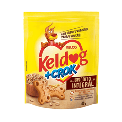 Biscoito Integral Keldog +Crock 400G - 1 Unidade