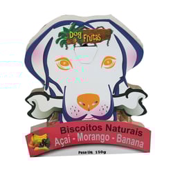 Biscoito Natural Açai, Morango E Banana Aves Da Mata - 150G