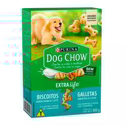 Biscoito Nestle Purina Dog Chow Filhotes Frango E Leite - 300G