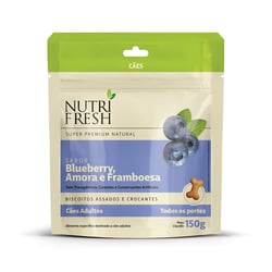 Biscoito Nutrifresh Natural Blueberry E Frutas Para Cães Adultos - 150G - 1 Unidade