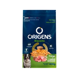Biscoito Origens Sabor Frango Para Cães Adultos - 1 Unidade - 400 Gramas