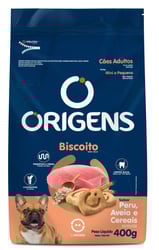 Biscoito Origens Sabor Peru Para Cães Adultos De Porte Mini E Pequeno - 400G