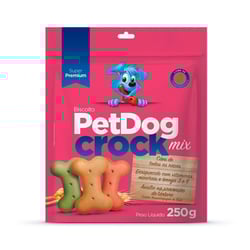 Biscoito Para Cães Petdog Crock Mix 250G - 240 Gramas