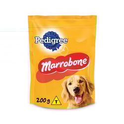 Biscoito Pedigree Biscrok Marrobone Para Cães Adultos Sabor Carne - 200G - 200 Gramas