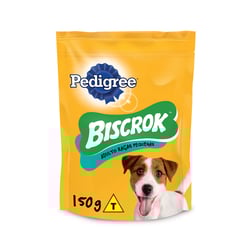 Biscoito Pedigree Biscrok Mini Para Cães Adultos De Raças Pequenas - 1Kg - 150 Gramas