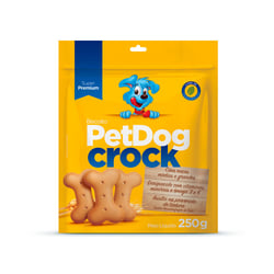 Biscoito Pet Dog Crock Tradicional Para Cães - 250G - 240 Gramas