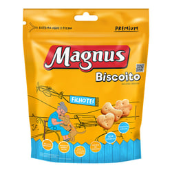 Biscoito Premium Magnus 250G Para Cães Filhotes