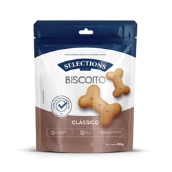 Biscoito Selections For Pets Clássico Para Cães Adultos - 500 Gramas