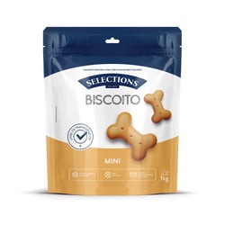 Biscoito Selections For Pets Mini Para Cães Adultos - 1Kg - 1 Kilo