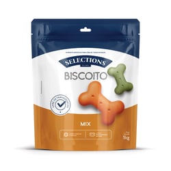 Biscoito Selections For Pets Mix 1Kg Para Cães Adultos - 1 Kilo