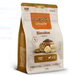 Biscoito Special Dog Ultralife 250G Sabor Banana E Chia Para Cães Adultos