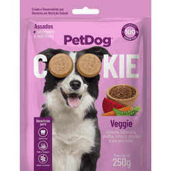 Biscoito Veggie Para Cães Pet Dog - 250G - 1 Unidade