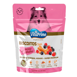 Biscoito Vitaprime Frutas Vermelhas 200G Para Cães