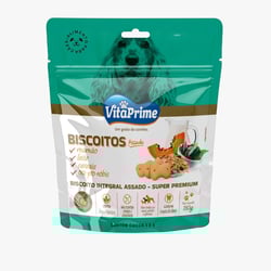 Biscoito Vitaprime Mamão Leite Cereais Para Cães Filhotes - 180G