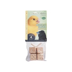 Bloco Mineral Pombo Branco - 1 Unidade - Tamanho P