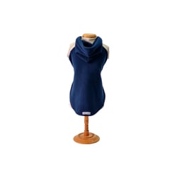 Blusa Com Capuz Griff Dog Azul Para Cães E Gatos