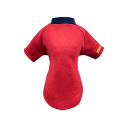 Blusa Fábrica Pet Manga Vermelha Tamanho M Para Cães E Gatos