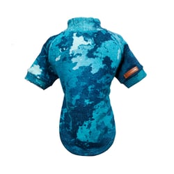 Moletom Tie Dye Fábrica Pet Azul Nº 01 Para Cachorros