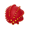 Brinquedo Bola Vinil Vermelha 9Cm - 1 Unidade Para Cachorros