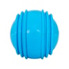 Bola De Borracha Maciça Com Friso Furacão Pet Para Cães - 85Mm Azul - 8 cm Centímetros