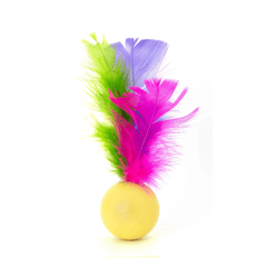 Bolinha Cat Toy Lcm Amarelo - 1 Unidade